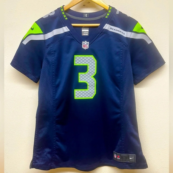 Nike On Field NFL Jersey Seattle Seahawks Russell Wilson - Size XL - Picture 1 of 9